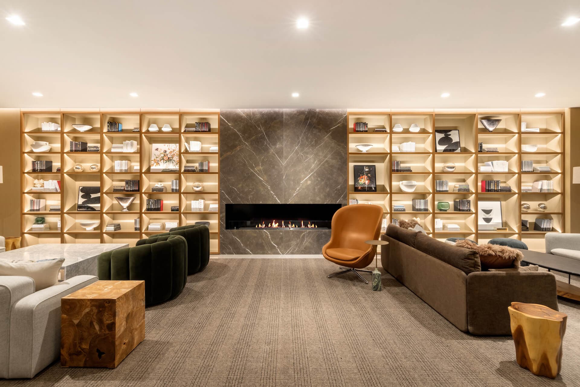 Library, Reception & Lounge
