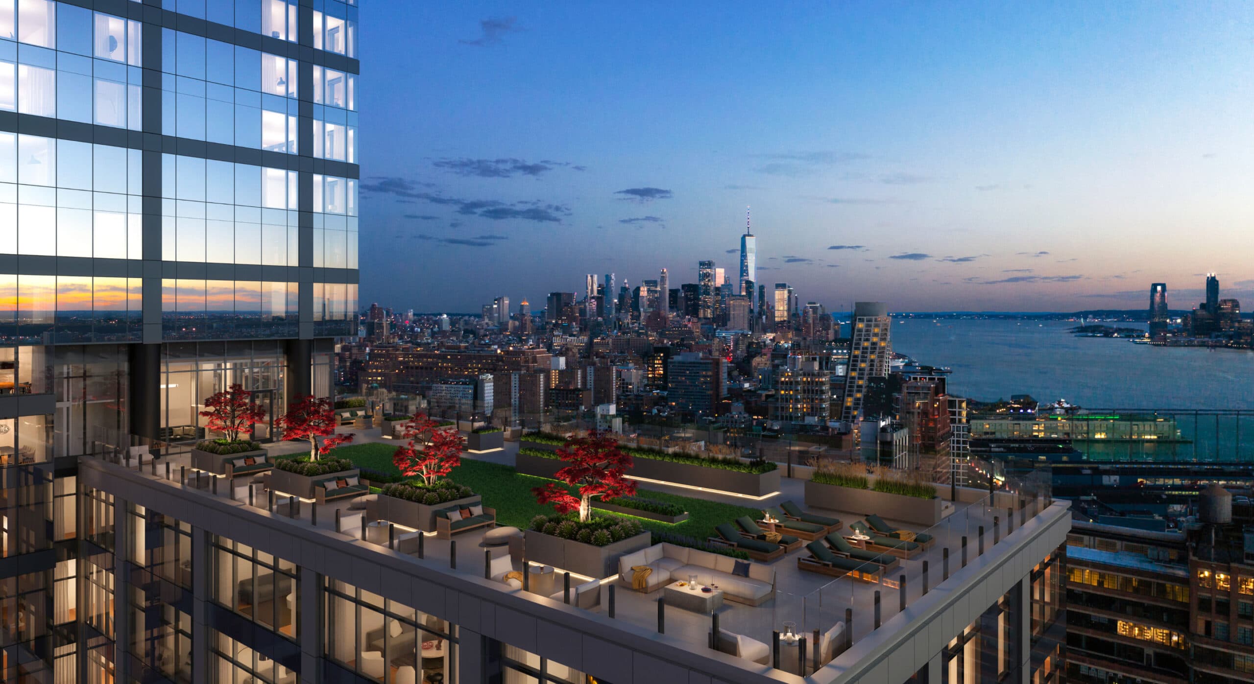 42nd-Floor Sky Lounge interior