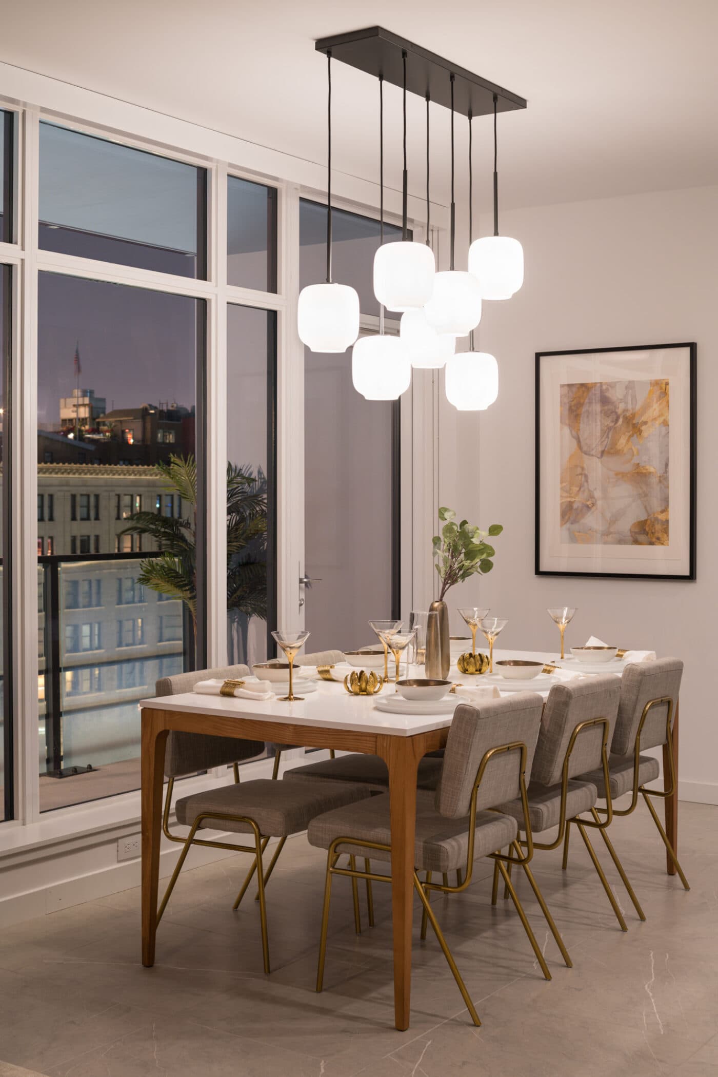 Apartment kitchen view