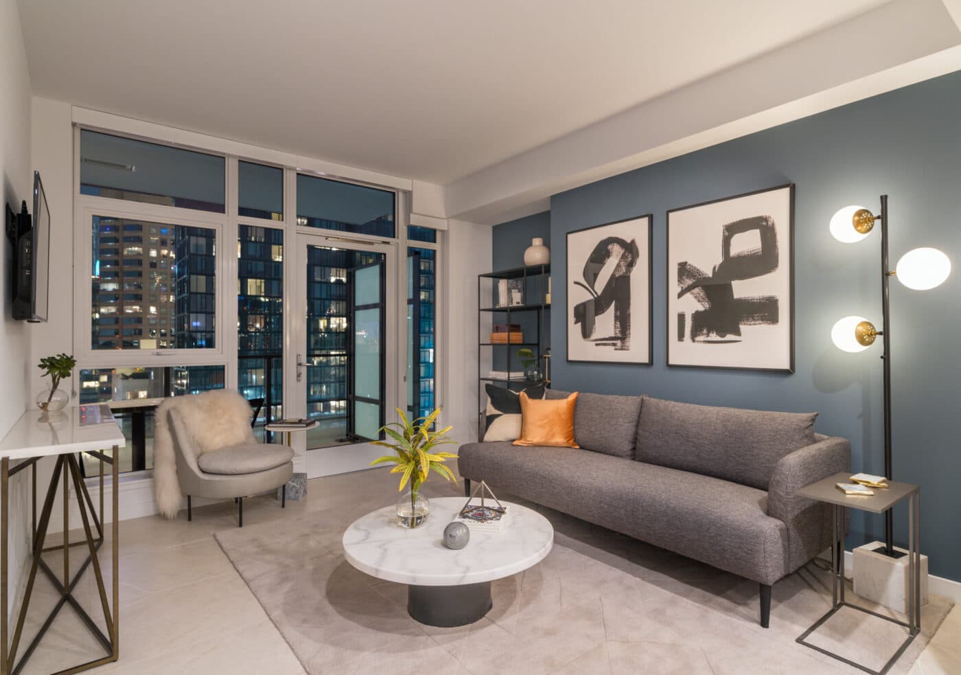 Apartment living area