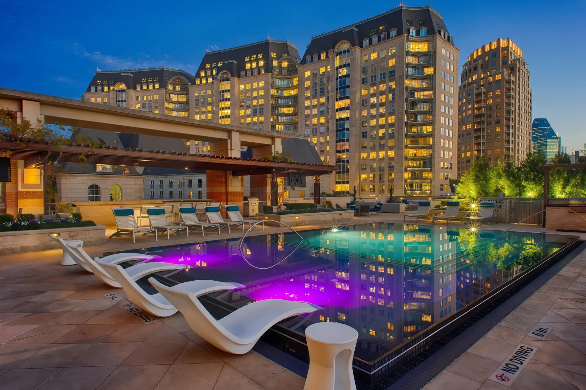 Swimming pool area