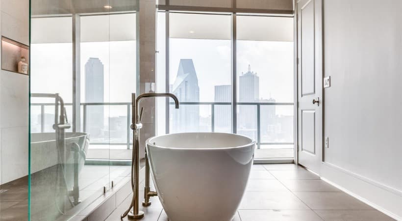 Spacious bathrooms with everything you need