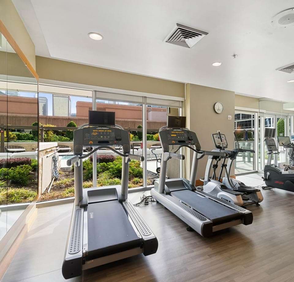 Cardio Equipment at Our Apartments Near McKinney Ave. in Dallas, TX