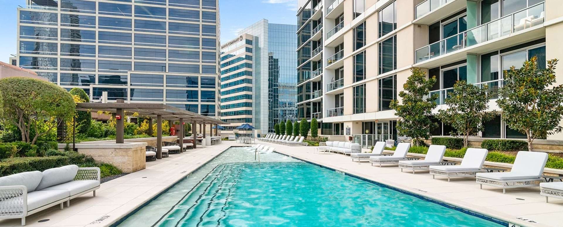 Resort-Style Pool at Our Luxury Apartments in Dallas in Uptown