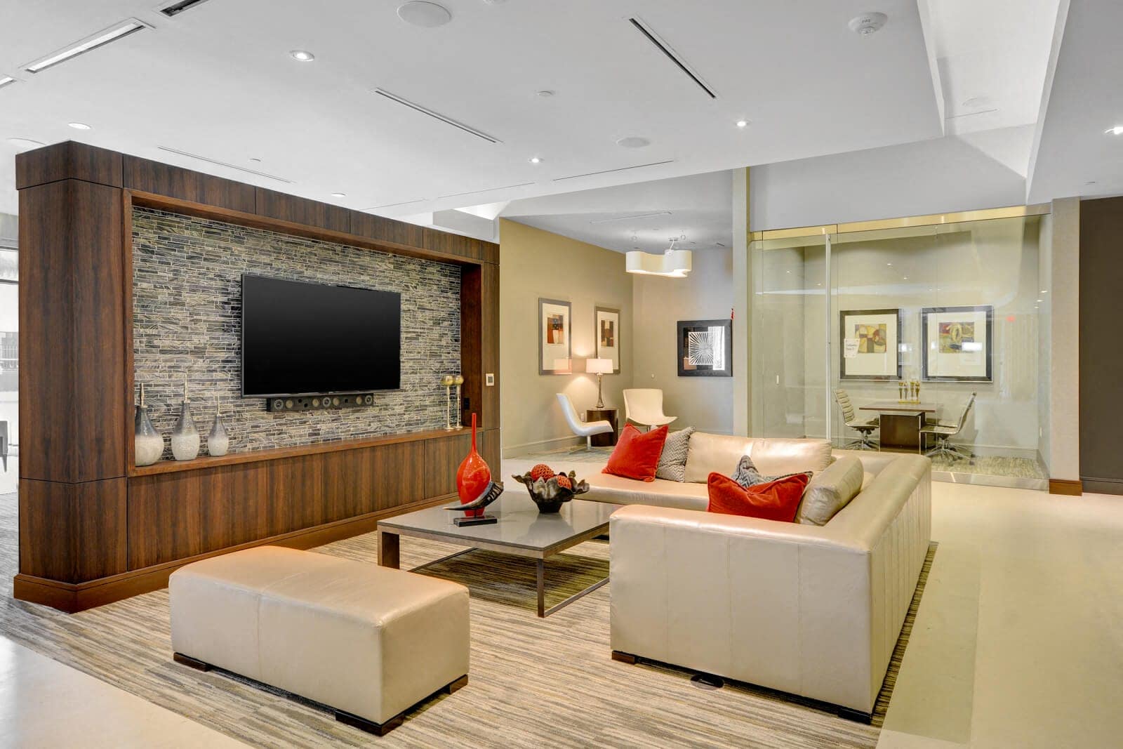 Watch the game in the Resident Lounge