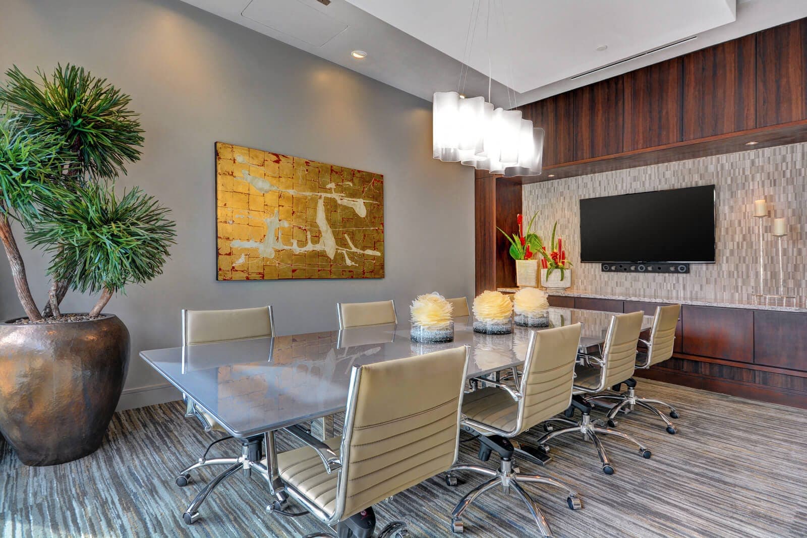 Executive conference rooms for private meetings