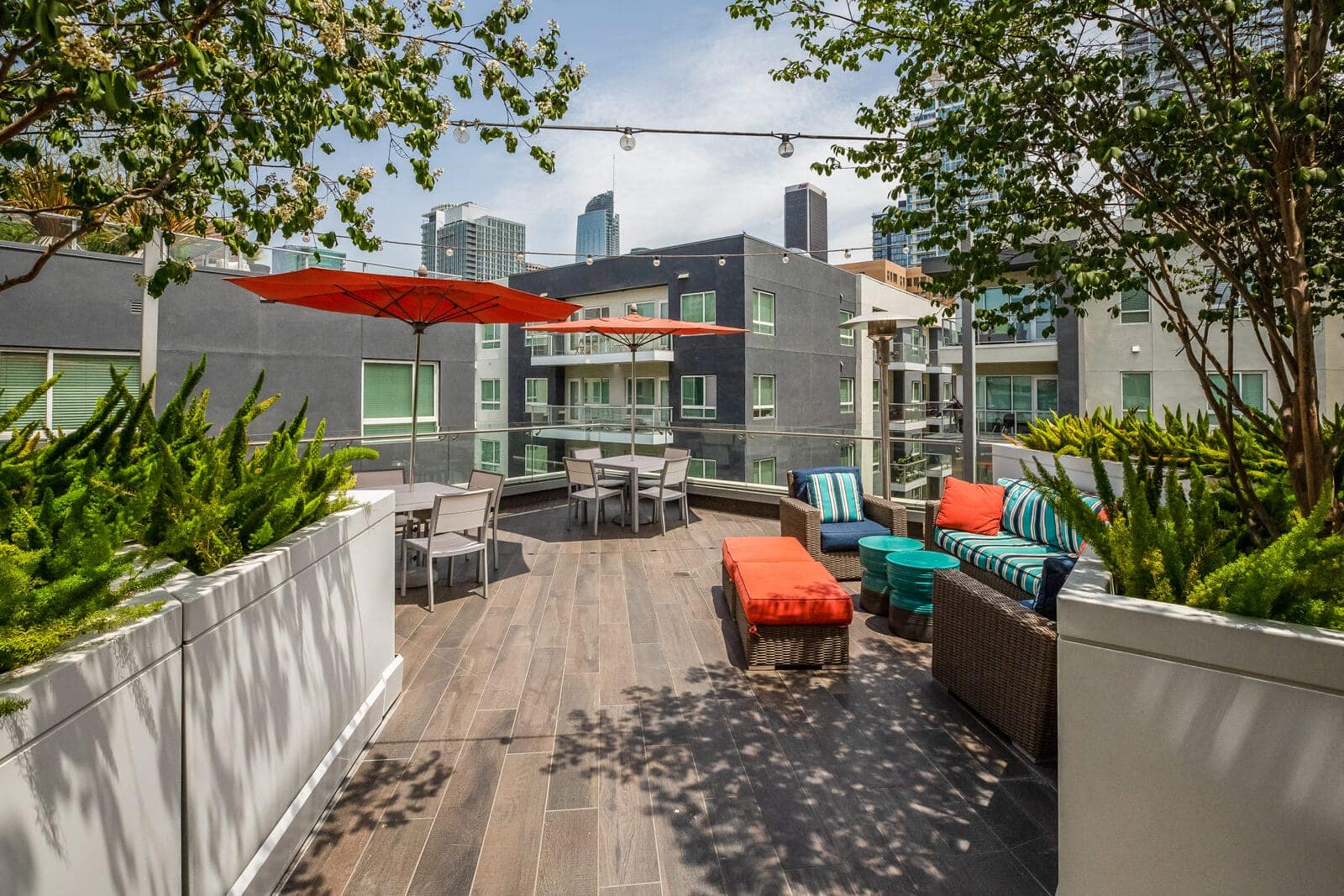 Soak up the sun on the roof deck