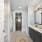 Bathroom with Custom Italian cabinetry with soft close drawers & cabinets