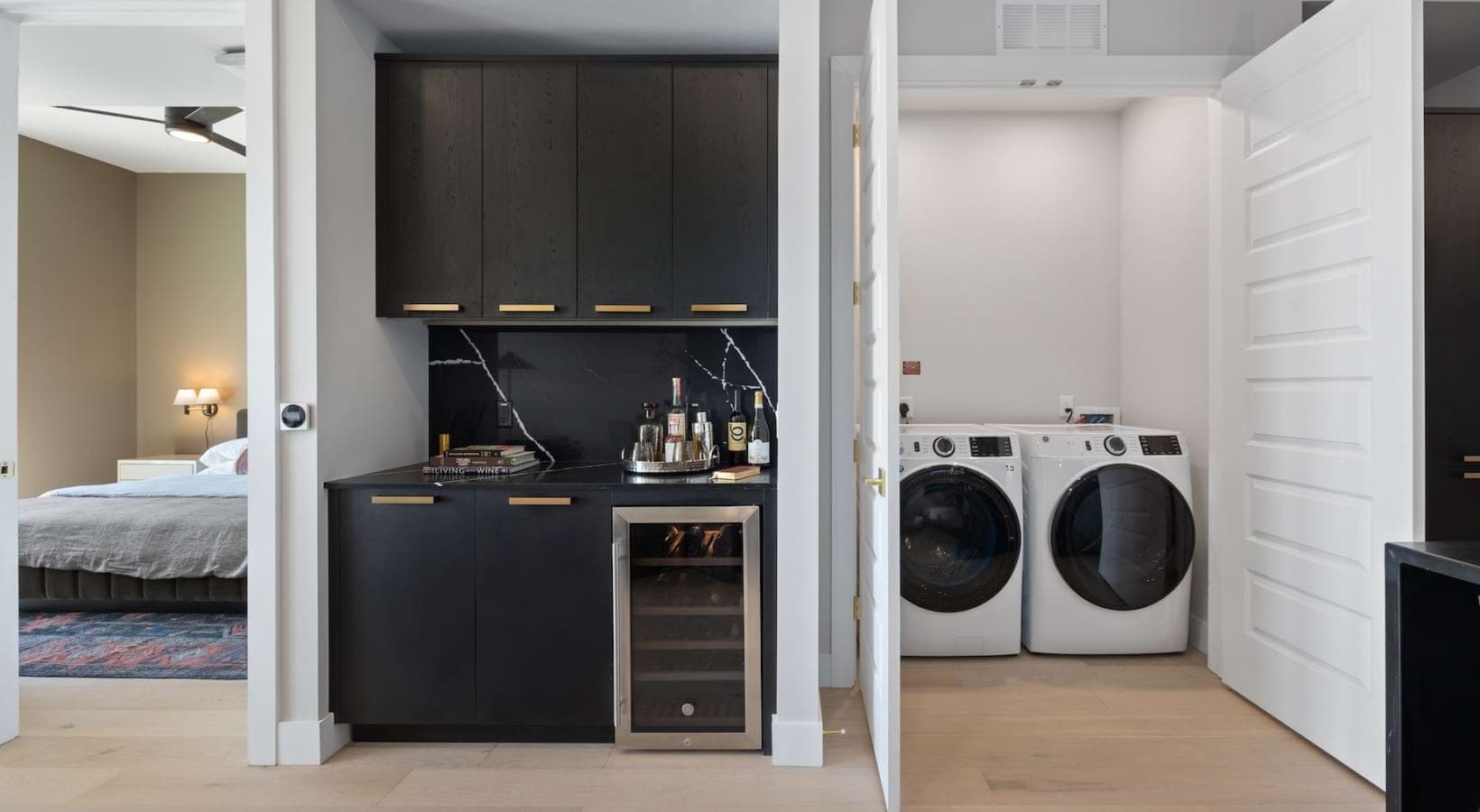 Black Cabinets with Black Countertops