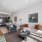 Spacious living room with skyline views