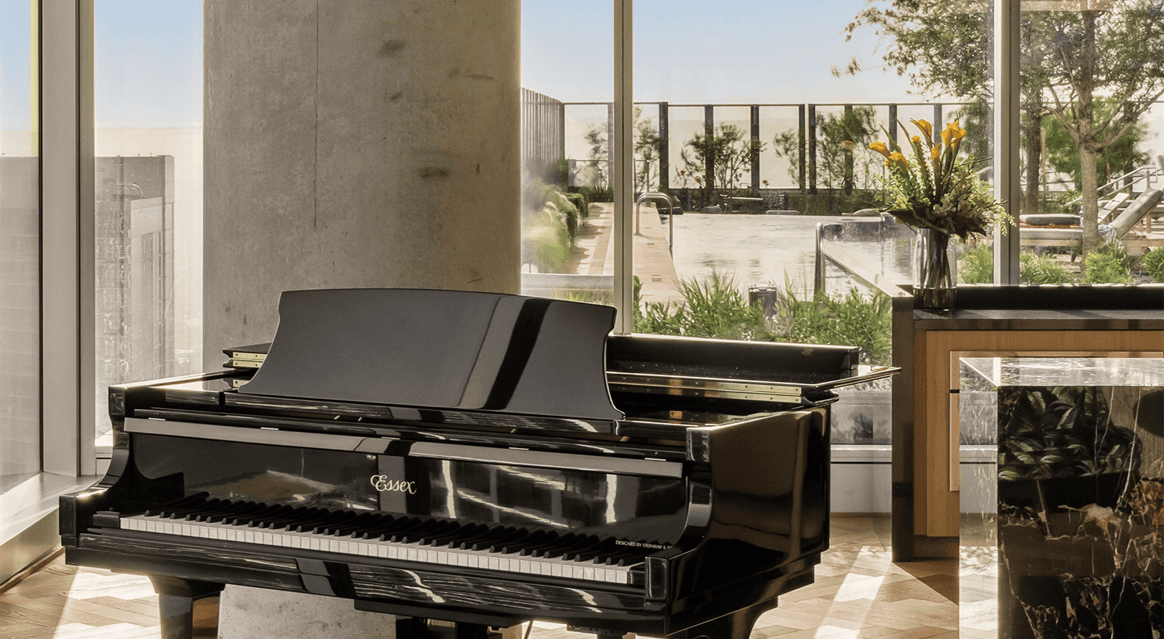 Resident Lounge featuring live music during events