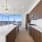 Walnut Cabinets with White Countertops