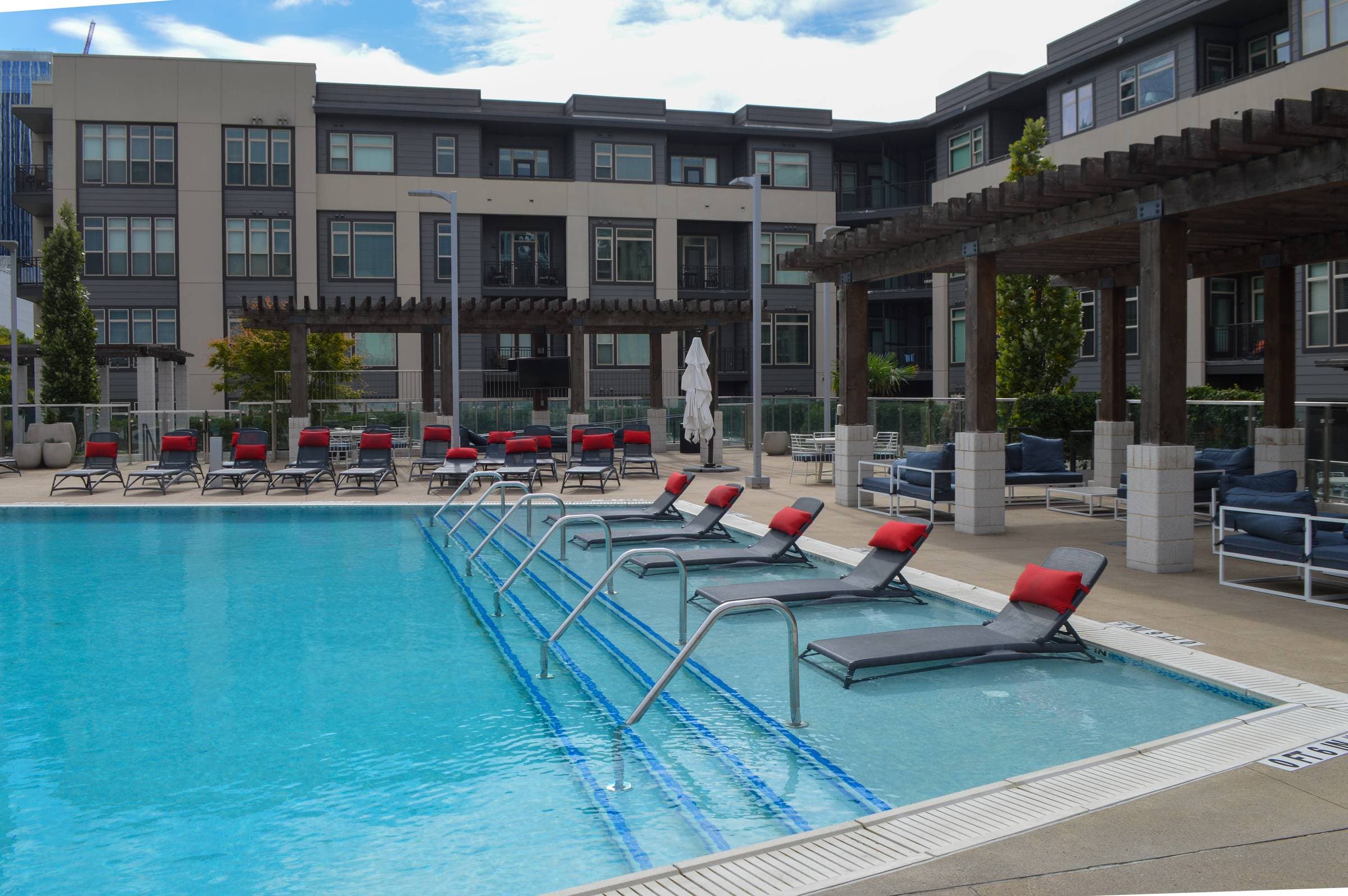 Residences at Capitol View luxury pool amenity