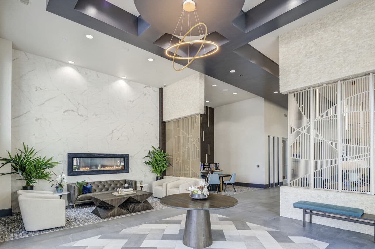 clubhouse at Alara Uptown Apartments