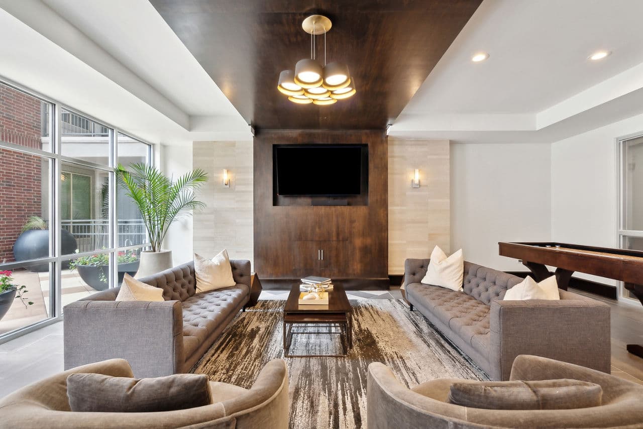 clubhouse at Alara Uptown Apartments