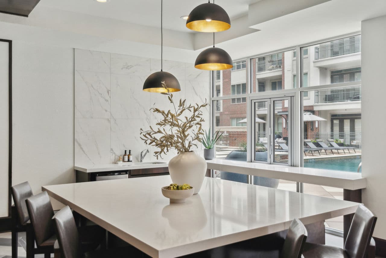 clubhouse at Alara Uptown Apartments