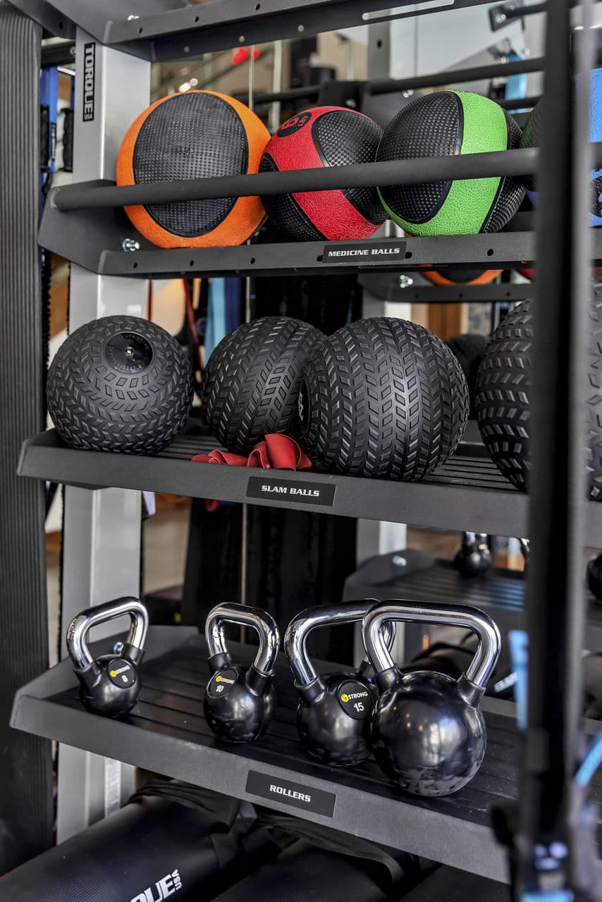 Modern gym interior