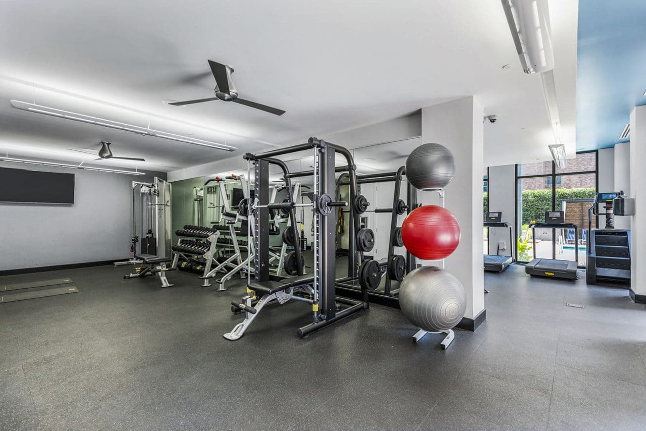 Fully-equipped fitness center