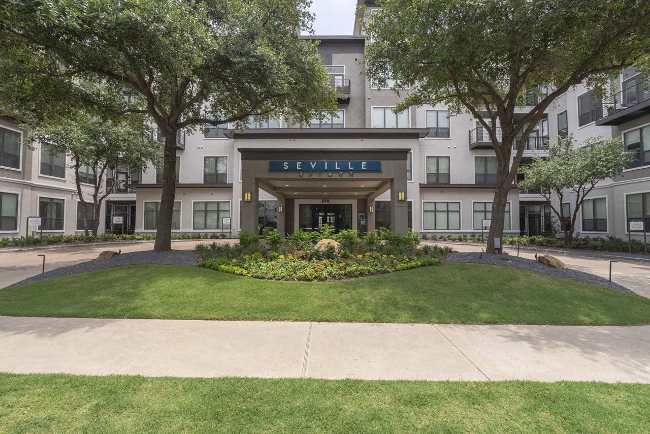 Seville Uptown Apartments building exterior