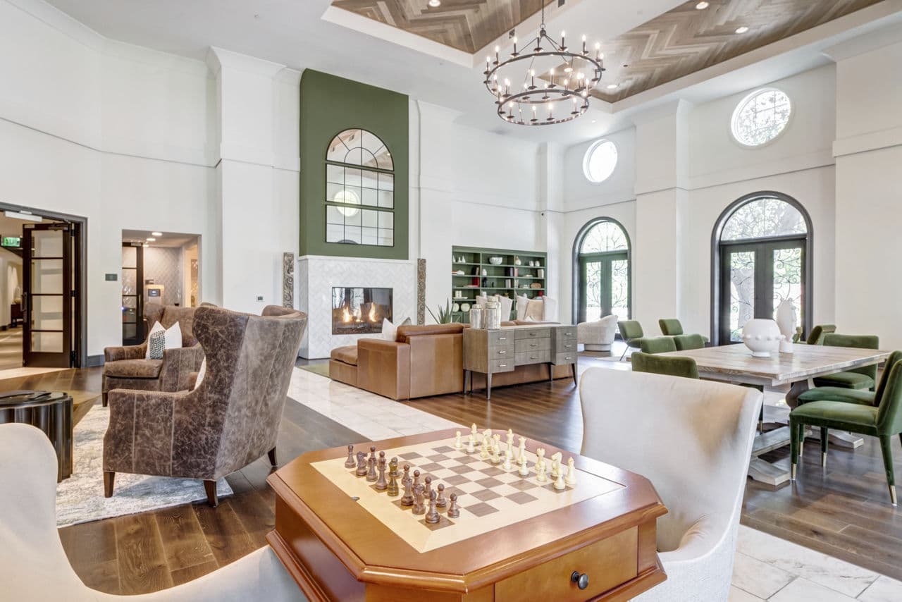 clubhouse at The Laurel Preston Hollow Apartments