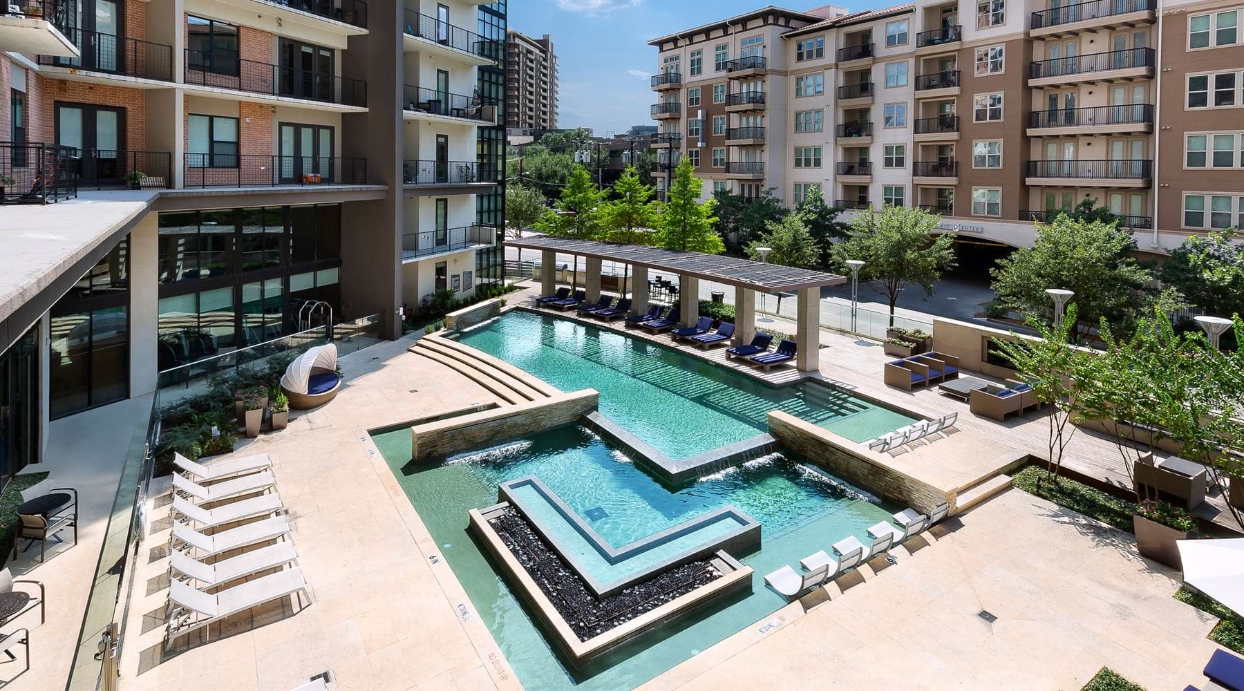 Parallax image of building or amenity