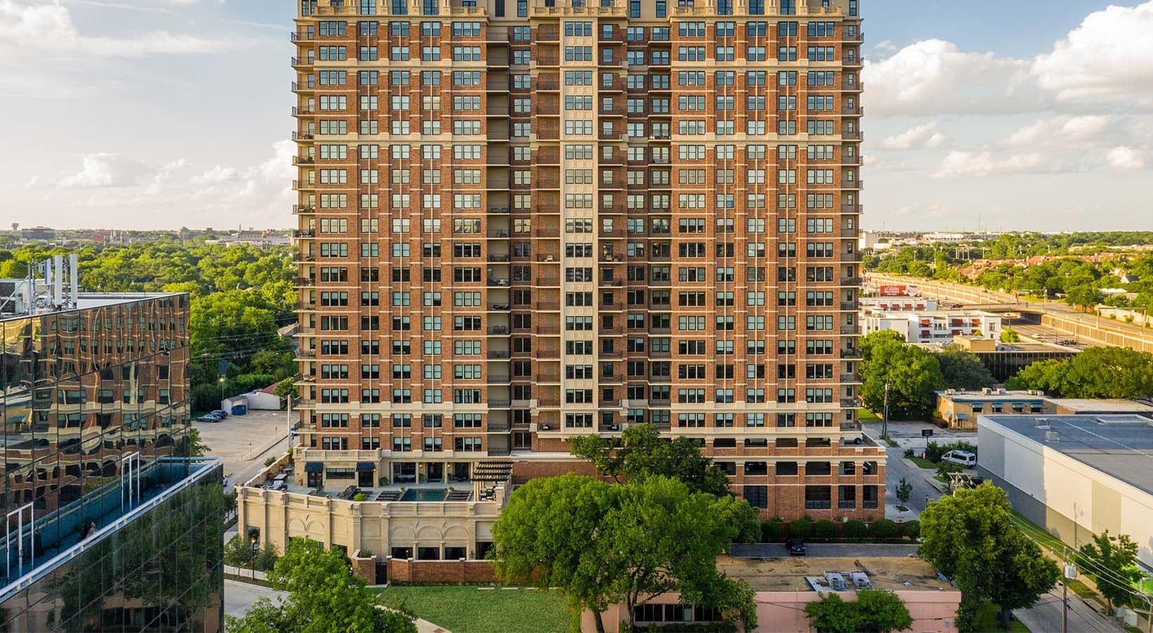 The McKenzie is a high-rise apartment complex