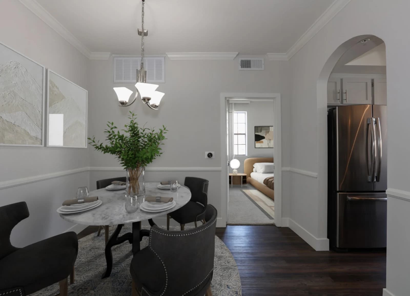 Model Unit Dining Table