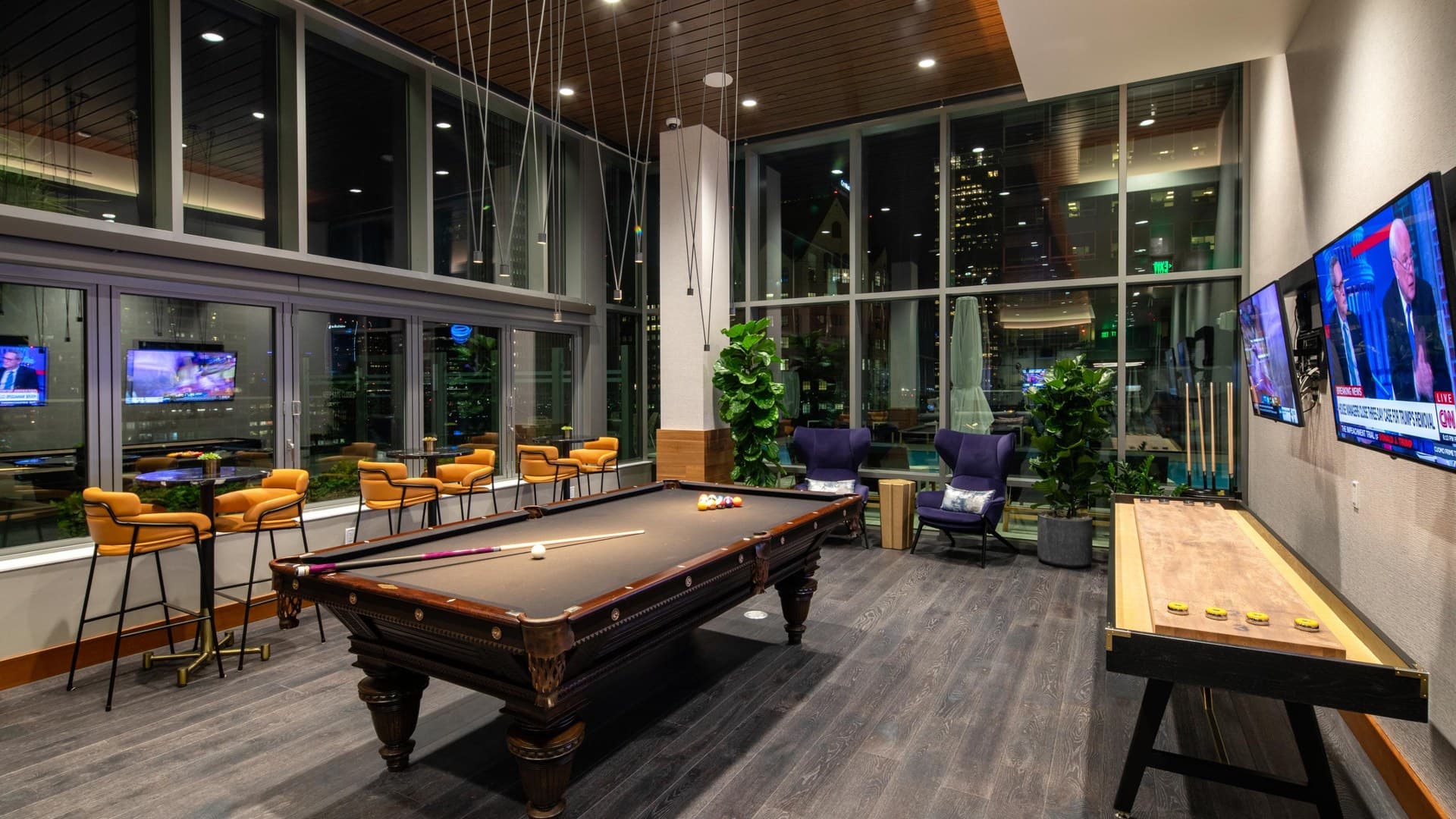 Clubhouse with games