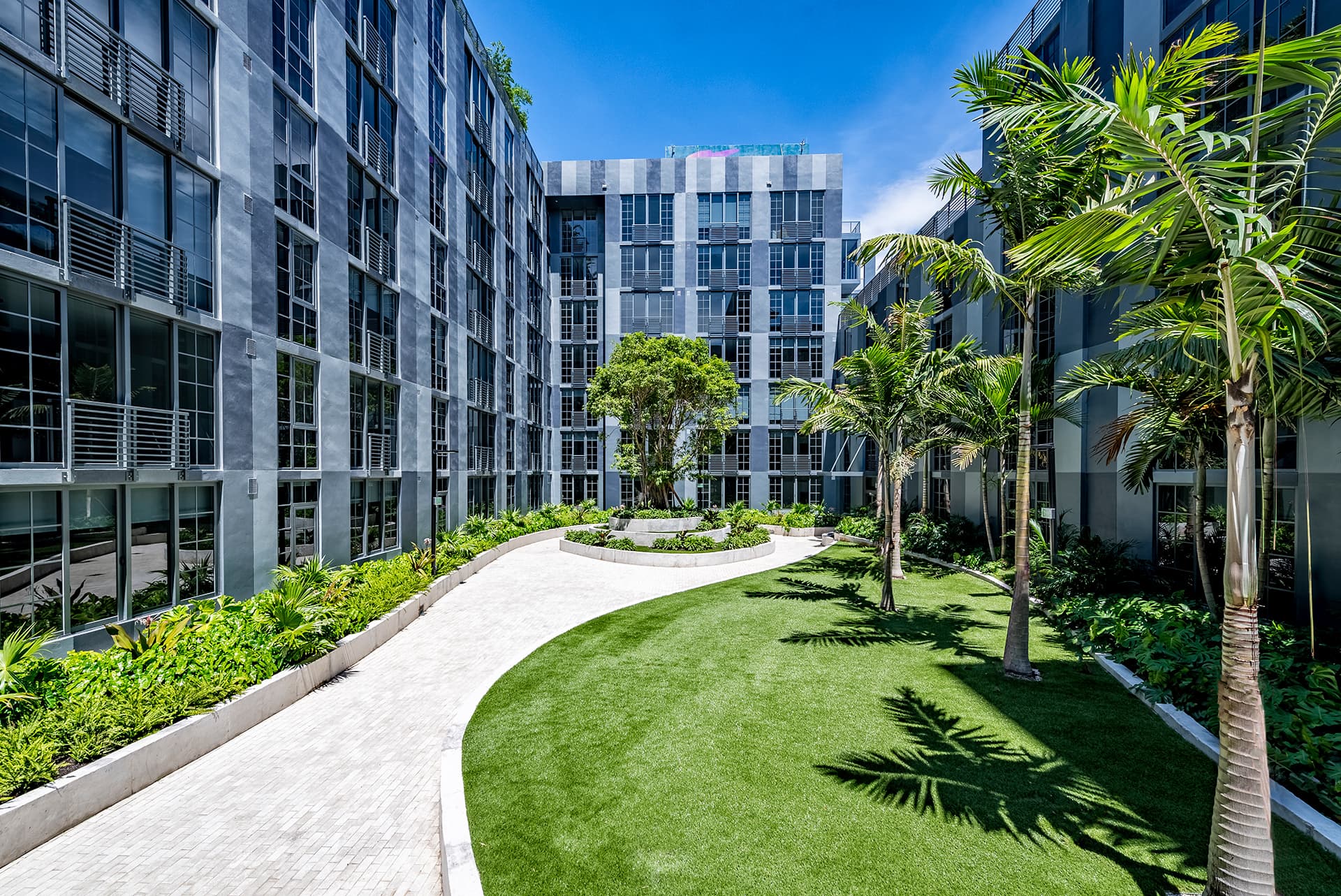 Courtyard view